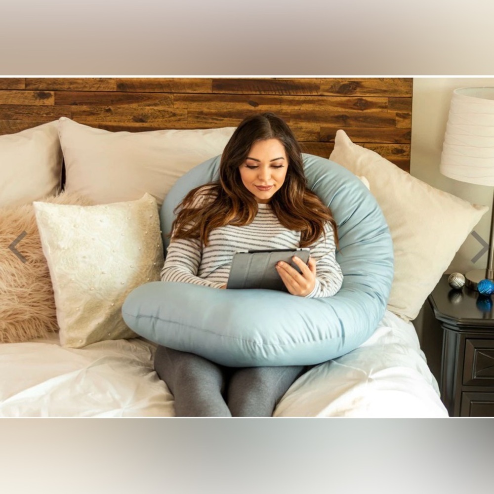 Leachco Snoogle Pregnancy Comfort Pillow with case and new cover